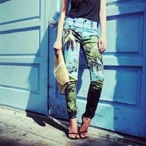 Hudson Nico Intelligent Print Skinny Jeans